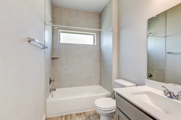 wooden floor and glass door in a room