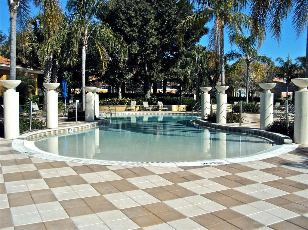 8535 Bay Lilly Loop Kissimmee, FL 34747 - Photo 48 of 57 a view of a swimming pool with a patio