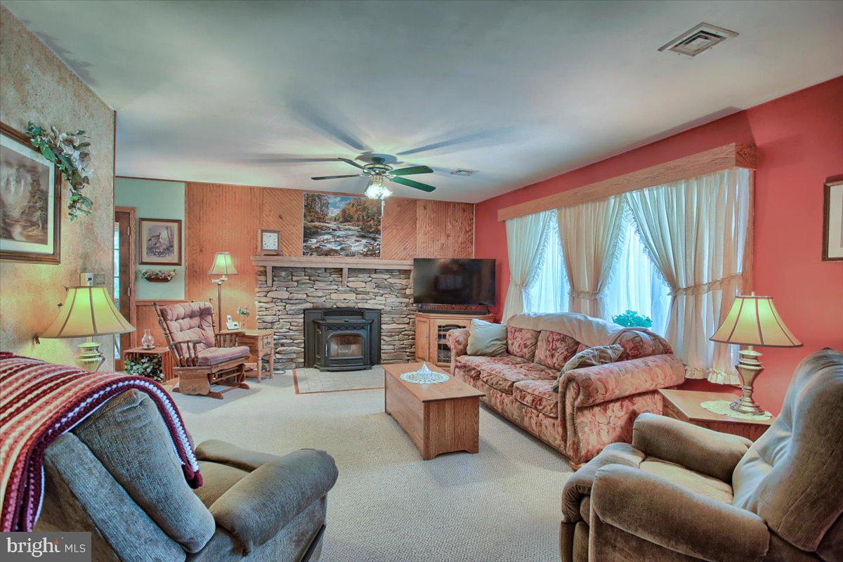 2 Riverview Drive Middletown, PA 17057 - Photo 14 of 33 Living room with pellet stove