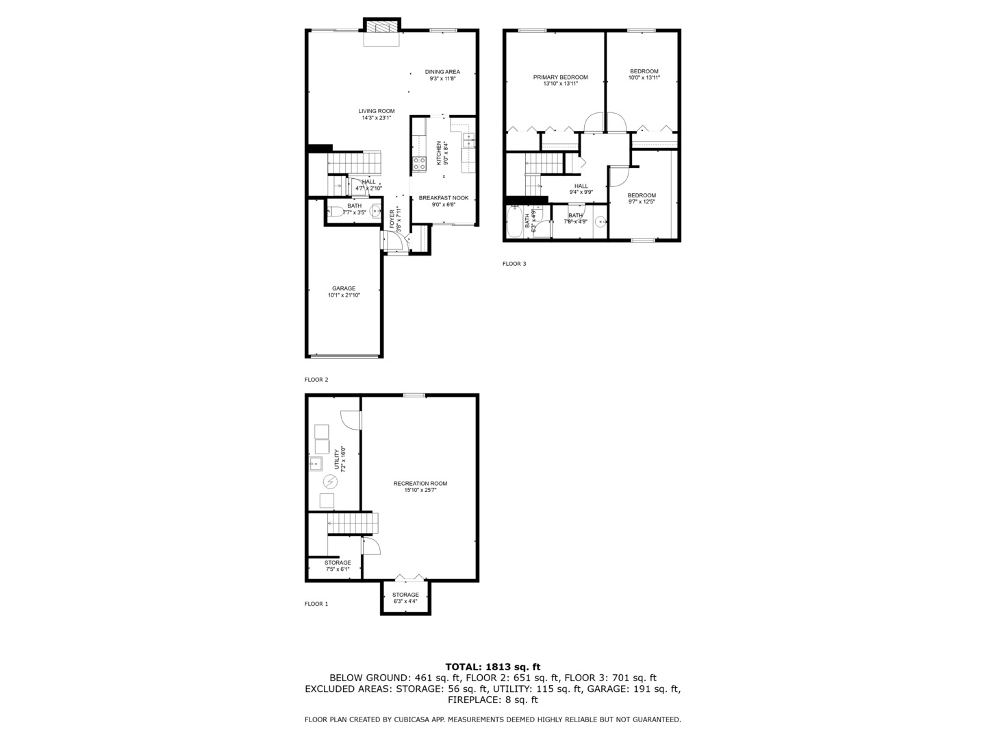 1256 Reading Court Wheaton, IL 60189 - Photo 34 of 34 a picture of a room with a floor plan