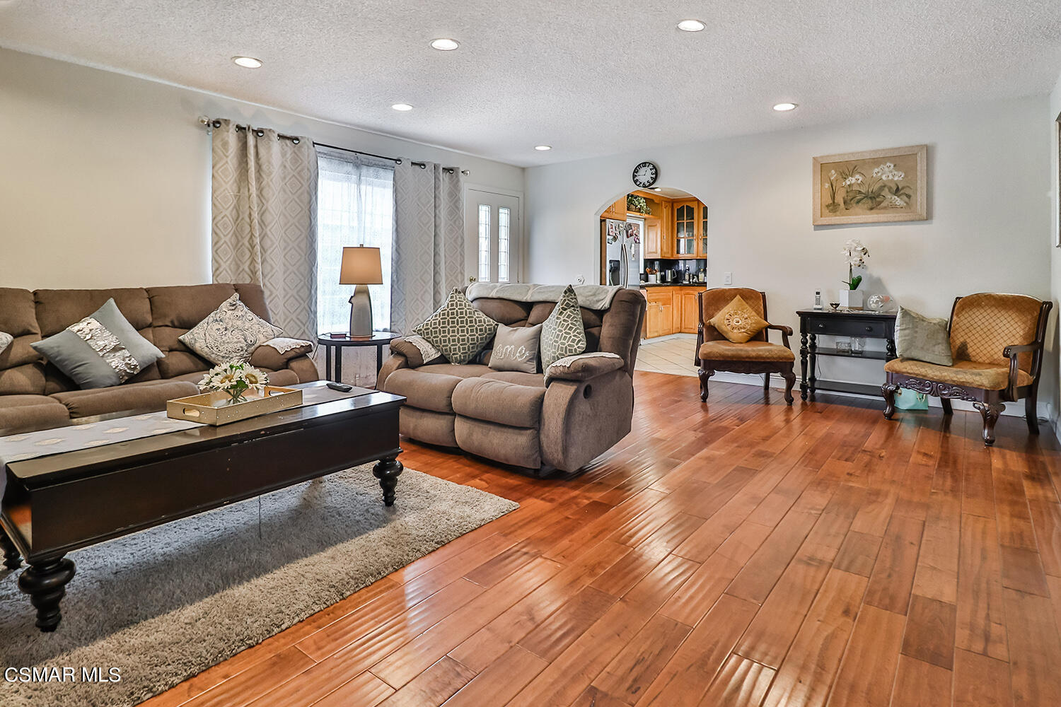 3964 Celia Court Simi Valley, CA 93063 - Photo 7 of 38 a living room with furniture and wooden floor