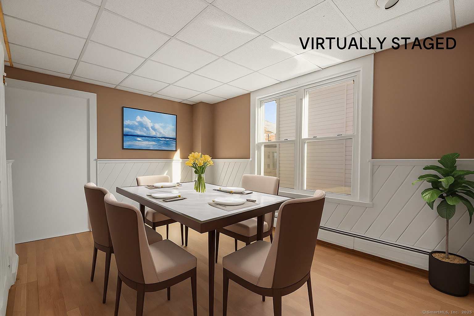 10 Silver Street Middletown, CT 06457 - Photo 13 of 20 a view of a dining room with furniture window and wooden floor