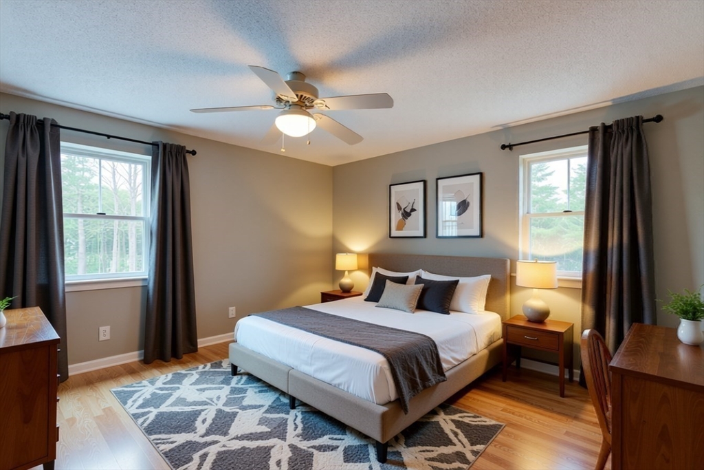 207 Sherbert Road Ashburnham, MA 01430 - Photo 16 of 41 a bedroom with a large bed and a window