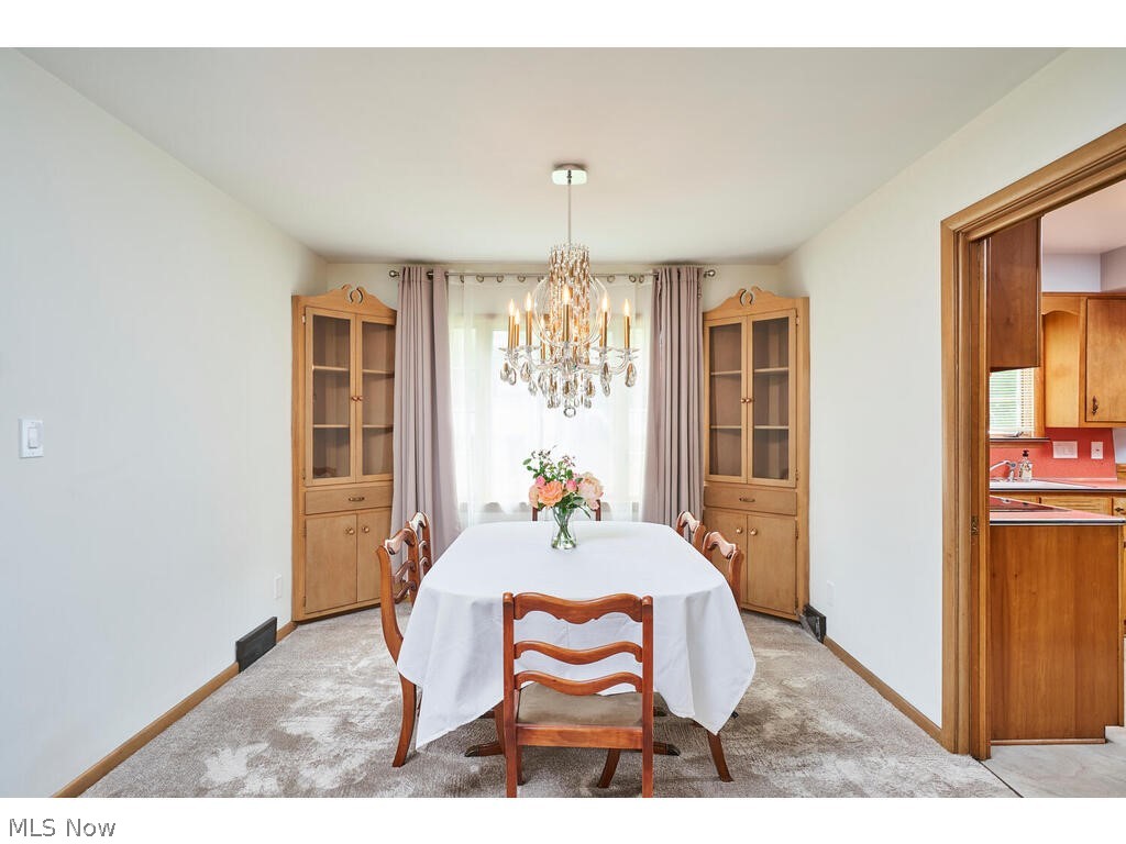 2438 Ridgewood Road Akron, OH 44313 - Photo 6 of 18 Dining Room with charming corner cabinets.