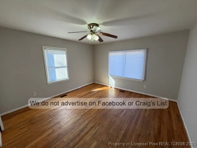 a view of an empty room