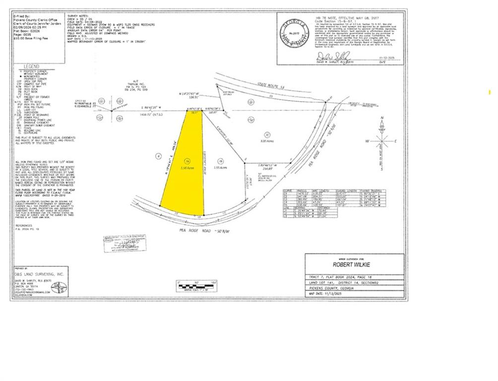 Lot 7 Pea Ridge Road Ball Ground, GA 30107 - Photo 1 of 14 Gallery Image 1