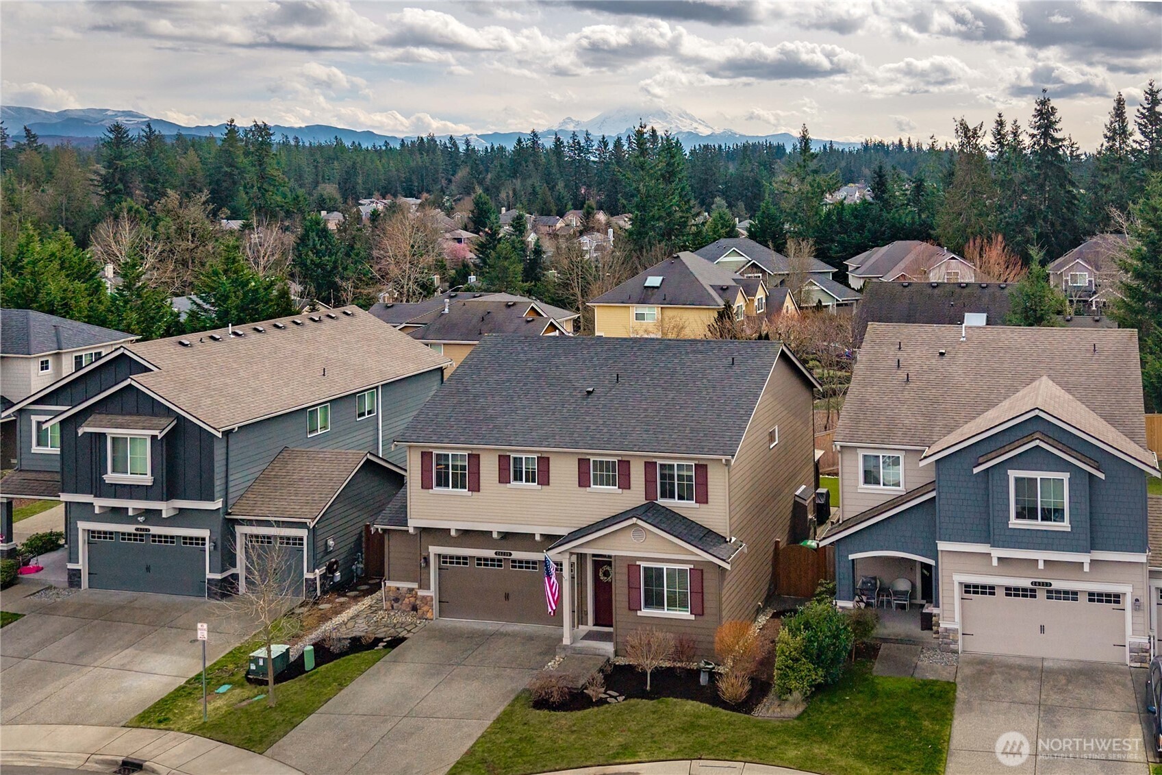 26239 227th Terrace Southeast Maple Valley, WA 98038 - Photo 36 of 37 a aerial view of a house next to a yard