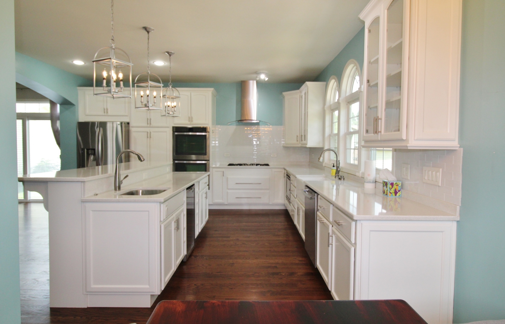 187 West Union Street Seneca, IL 61360 - Photo 14 of 51 a kitchen with stainless steel appliances a sink and counter top