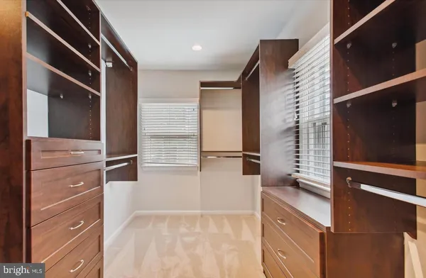 a view of walk in closet