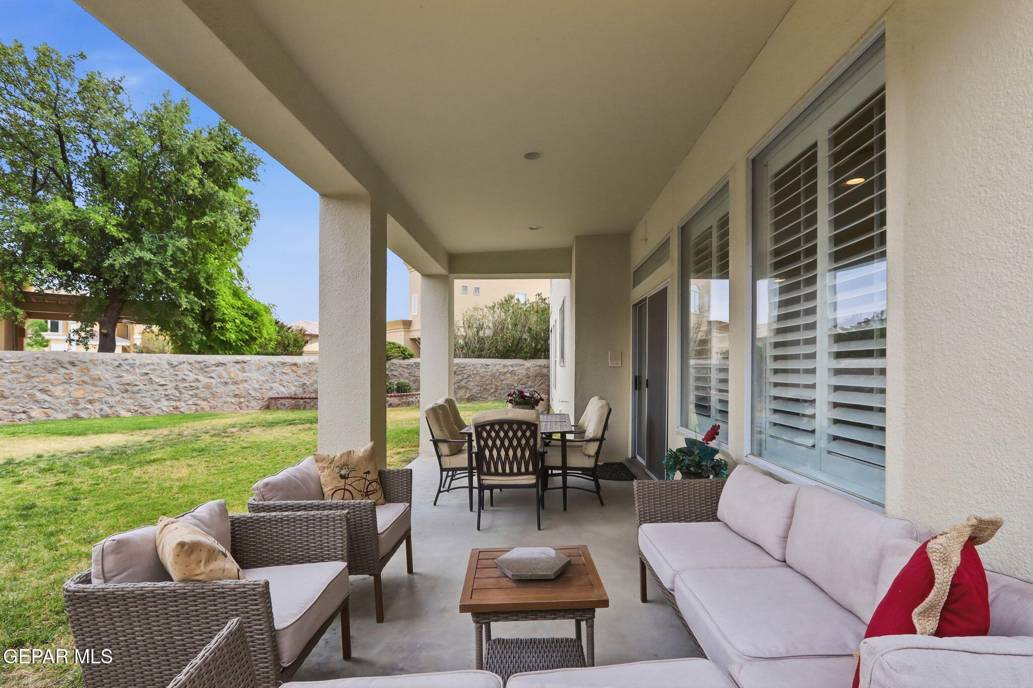 5806 Diamond Point Circle El Paso, TX 79912 - Photo 53 of 61 a outdoor living space with furniture and garden view