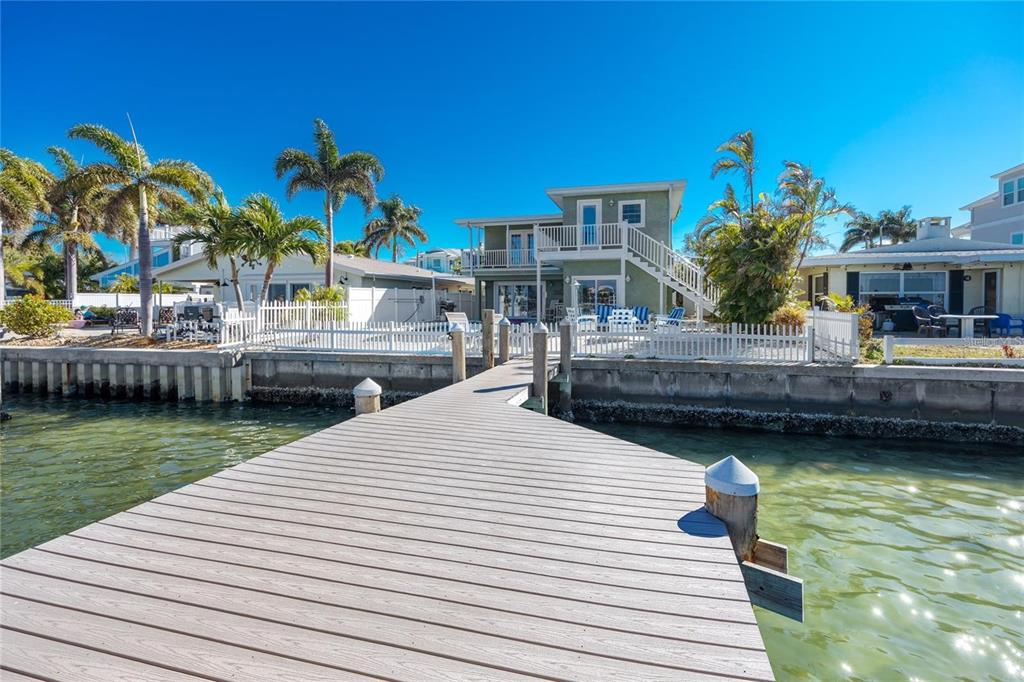474 20th Avenue Indian Rocks Beach, FL 33785 - Photo 47 of 66 Daytime view of Dock looking back at home