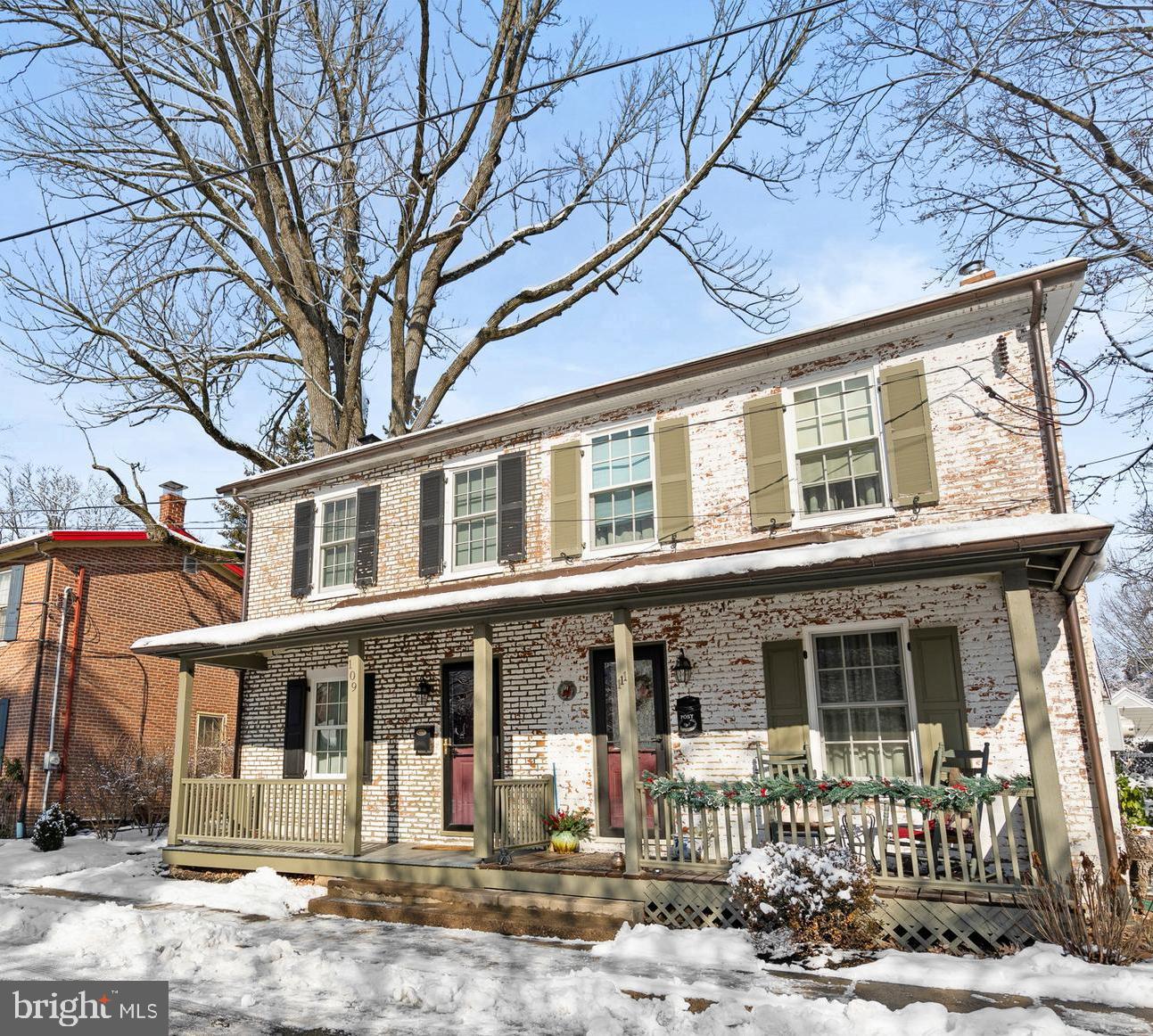 109 Mercer Street Newtown, PA 18940 - Photo 4 of 26 a front view of a house with a tree