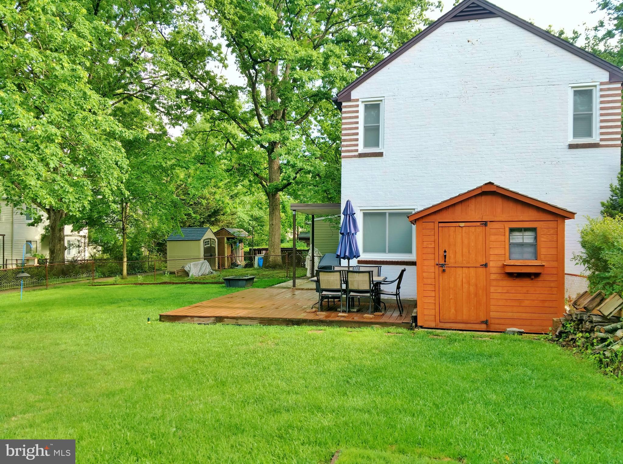 1 Northway Road, Unit A Greenbelt, MD 20770 - Photo 7 of 22 Large, fenced corner lot with Trex deck & shed