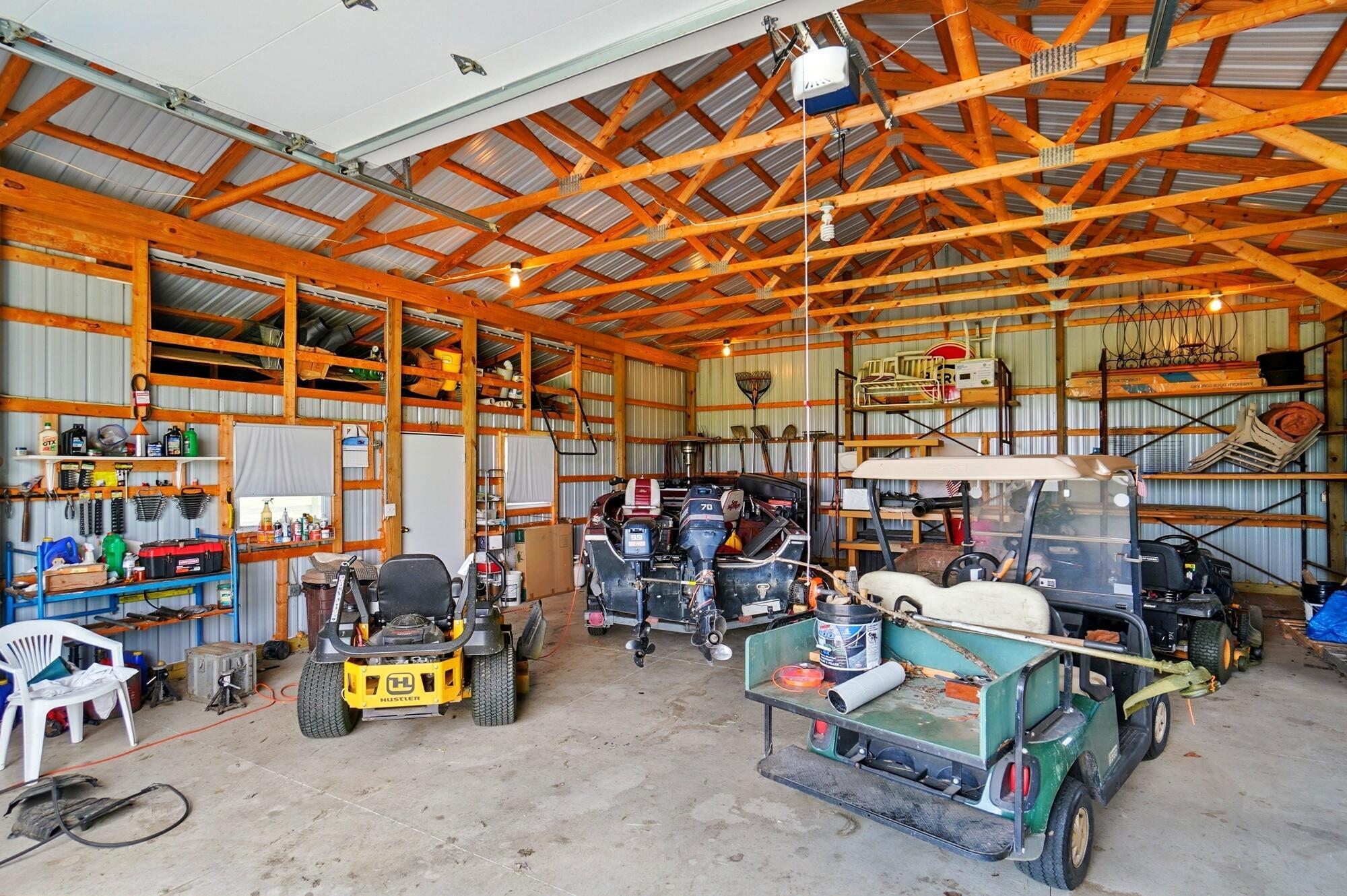 8430 Patterson Road Hilliard, OH 43026 - Photo 68 of 88 Amish built pole barn interior