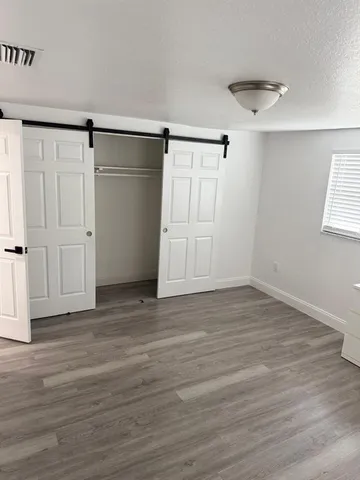 wooden floor in an empty room
