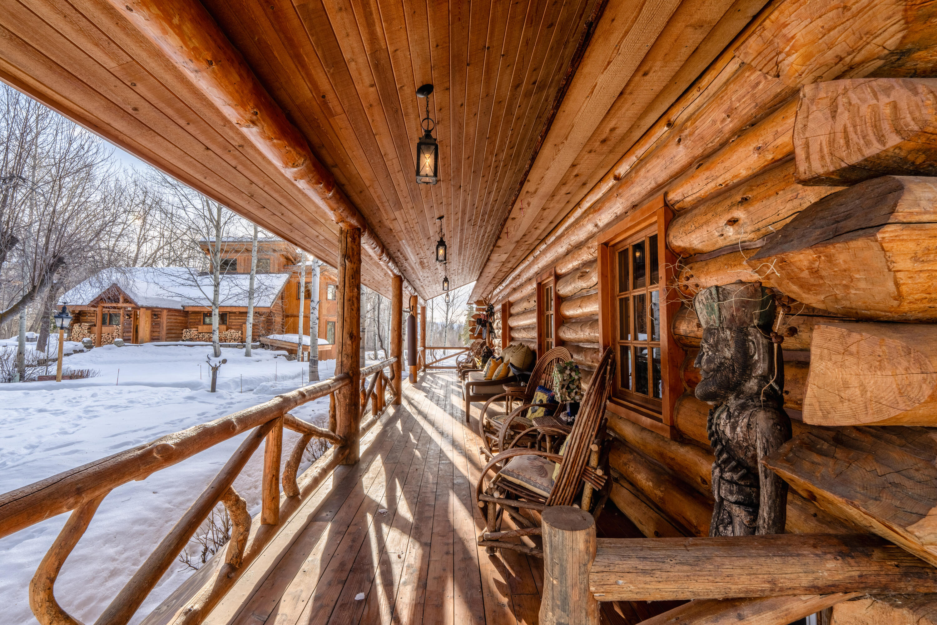 130 Black Bear Road Blaine County, ID 83340 - Photo 6 of 60 Covered front porch