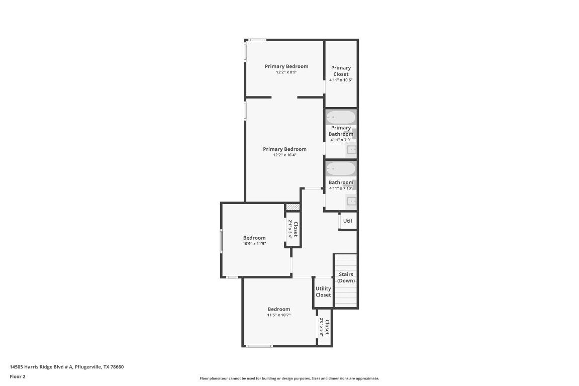 14504 Harris Ridge Boulevard, Unit A Pflugerville, TX 78660 - Photo 23 of 23 a picture of a floor plan