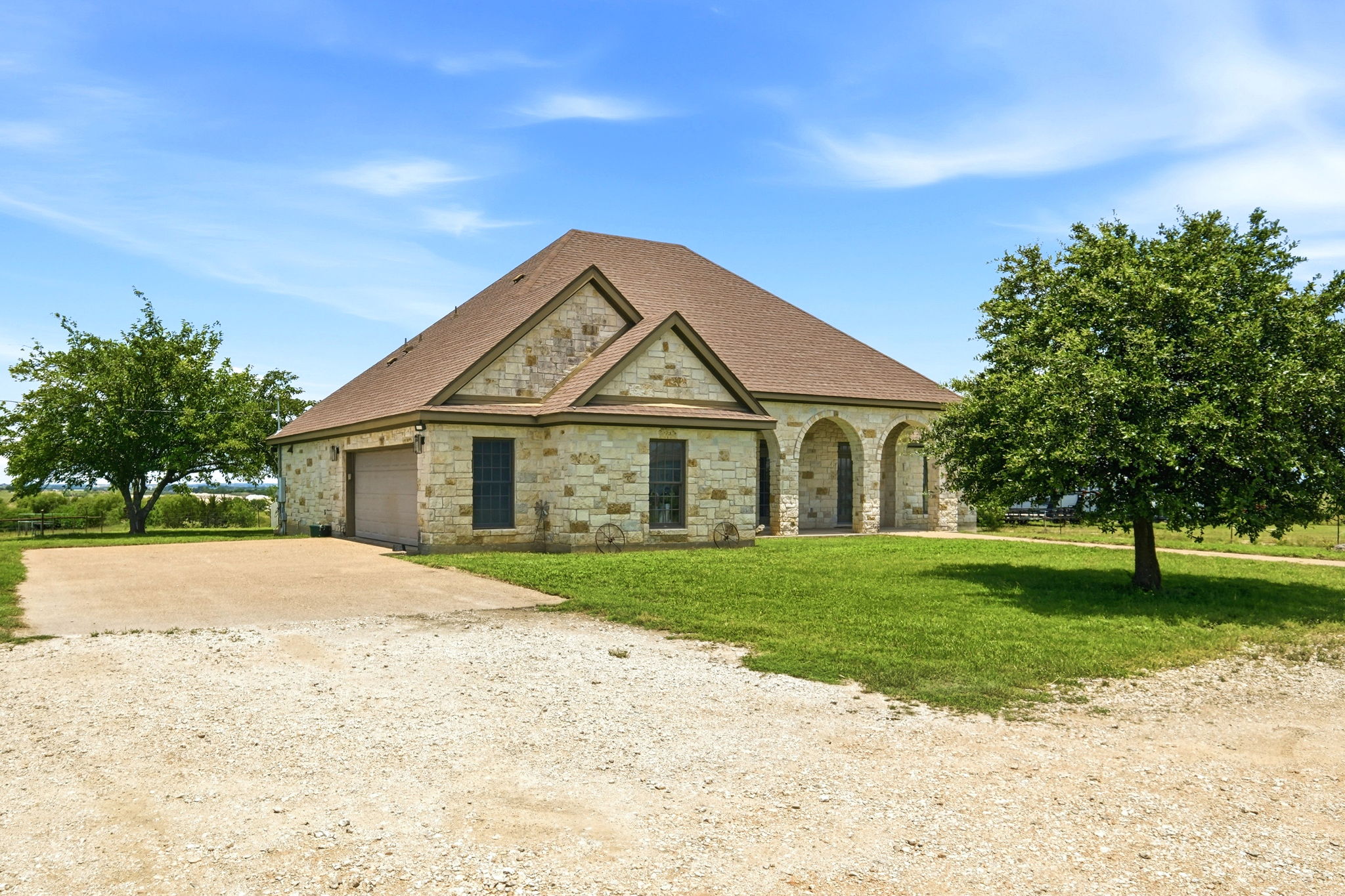 701 County Road 107 Georgetown, TX 78626 - Photo 3 of 30 a front view of a house with a yard