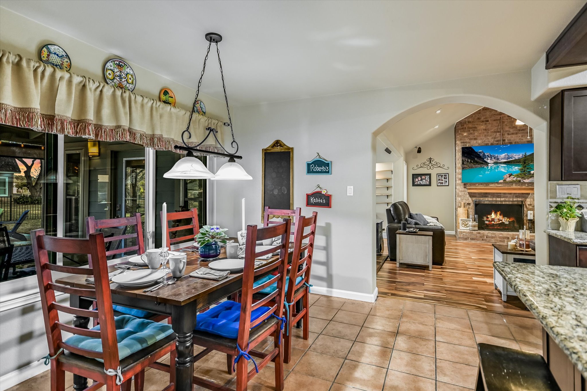 1801 Sun Lake Round Rock, TX 78681 - Photo 11 of 31 Dining space has large windows to take in the beautiful back yard view