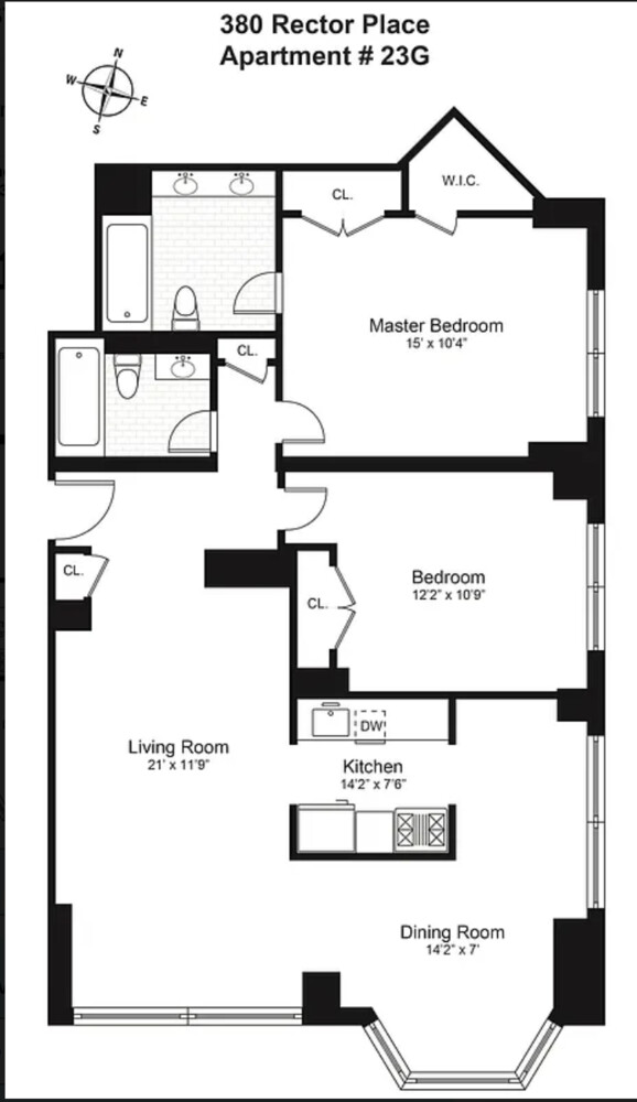 380 Rector Place, Unit 23G Manhattan, NY 10280 - Photo 14 of 14 Gallery Image 14