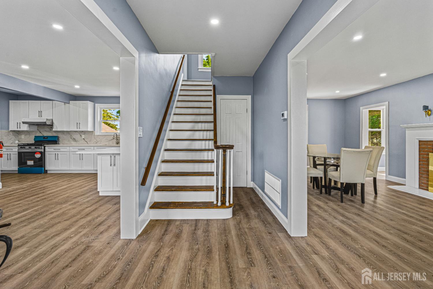 790 Ridge Road Monmouth Junction, NJ 08852 - Photo 22 of 38 a view of kitchen with furniture and wooden floor