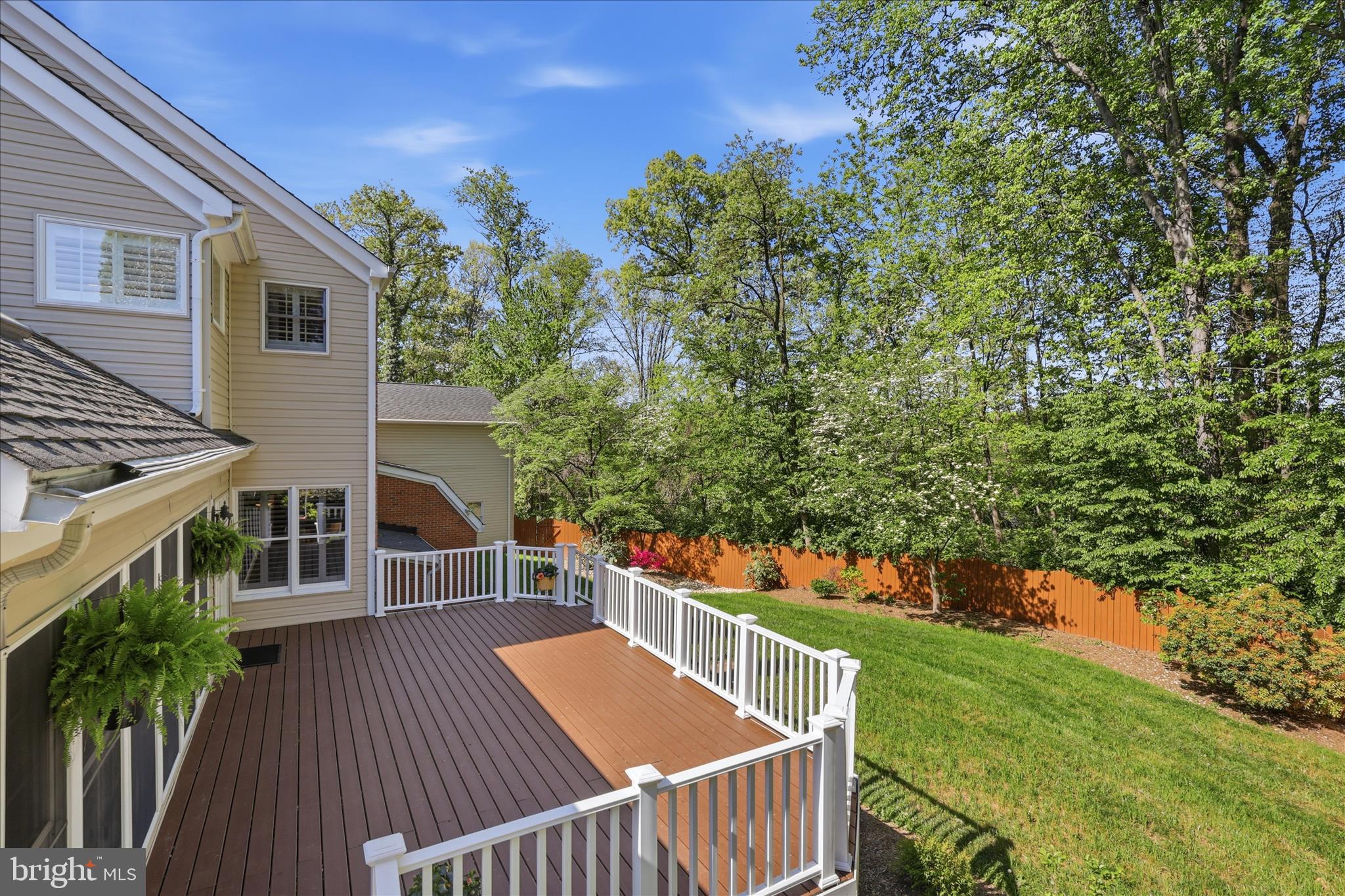 5014 Glen Park Road Annandale, VA 22003 - Photo 55 of 80 Trex Deck with amazing views