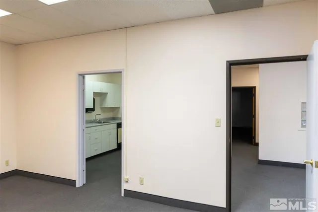 a view of kitchen and utility room