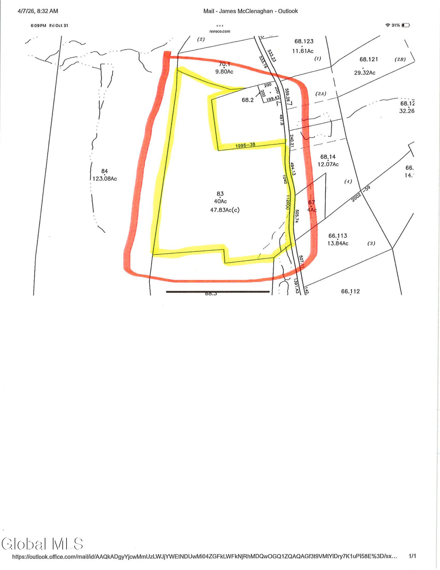 83 Maschodack Road Nassau, NY 12123 - Photo 4 of 26 Maschodack map