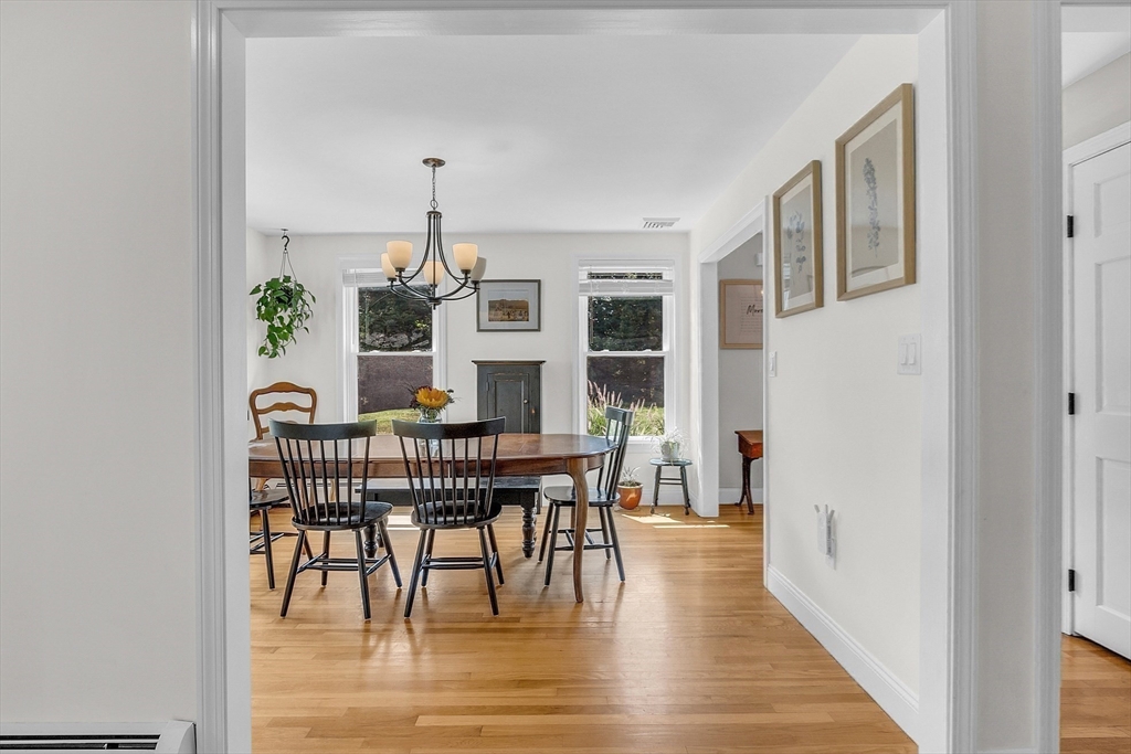 71B South Road Pepperell, MA 01463 - Photo 10 of 42 a view of a dining room with furniture window and wooden floor