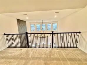 a view of a balcony