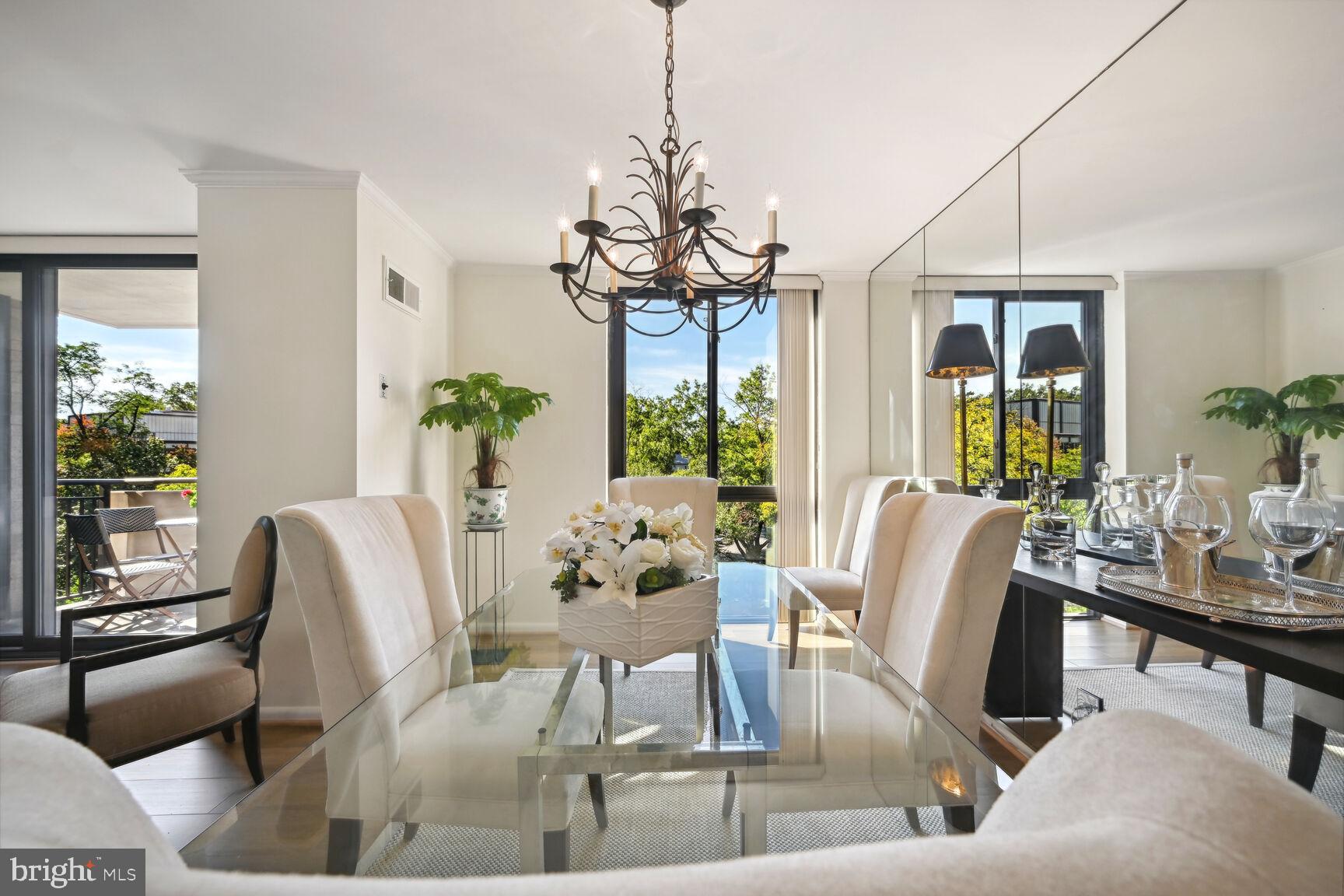 4620 North Park Avenue, Unit 504E Chevy Chase, MD 20815 - Photo 8 of 31 Dinning Room