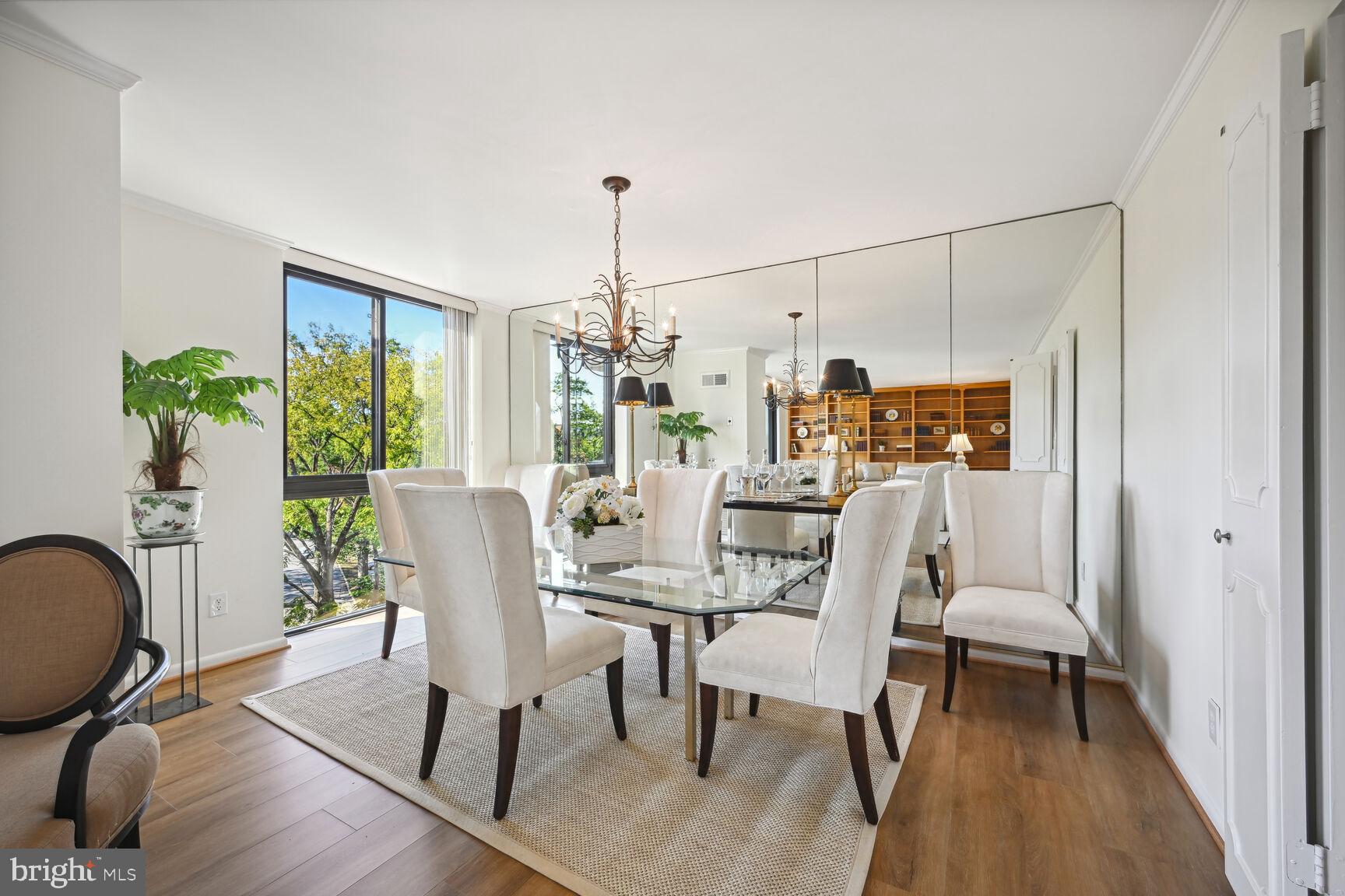 4620 North Park Avenue, Unit 504E Chevy Chase, MD 20815 - Photo 9 of 31 Dinning Room