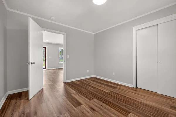wooden floor in an empty room