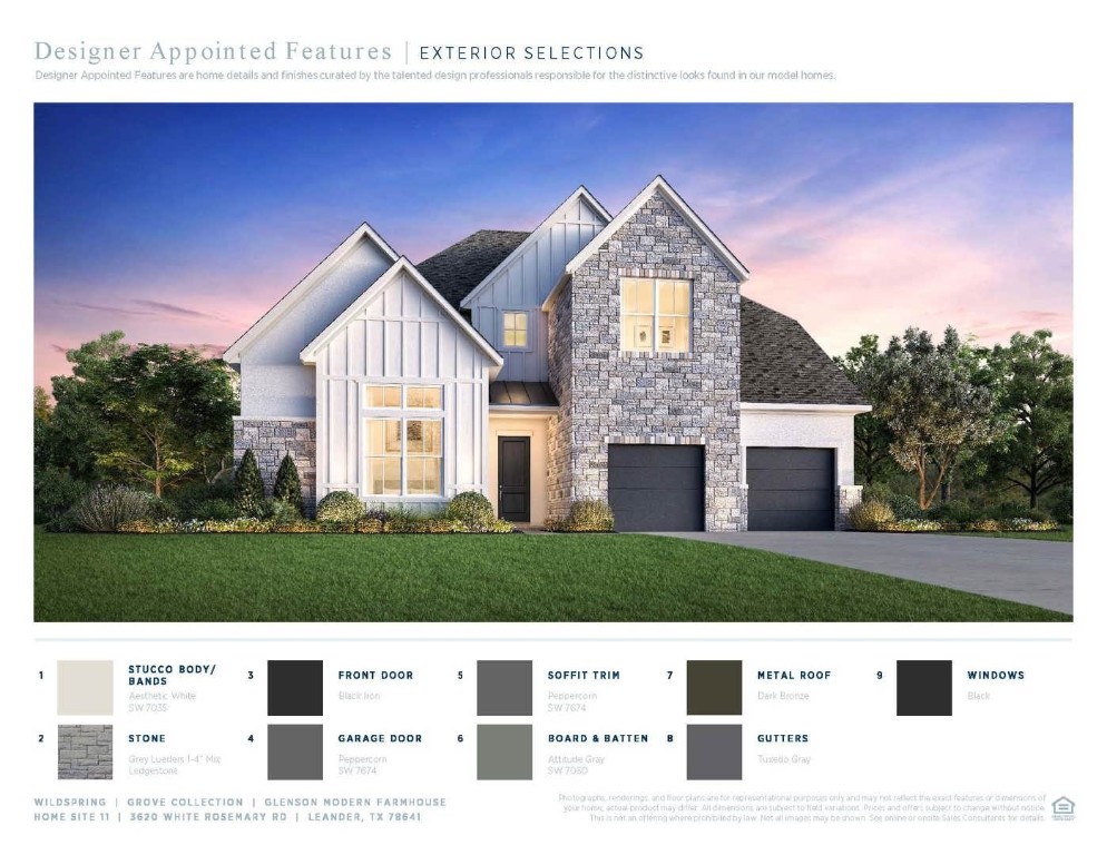 3620 White Rosemary Road Leander, TX 78641 - Photo 2 of 9 a view of a house with a yard