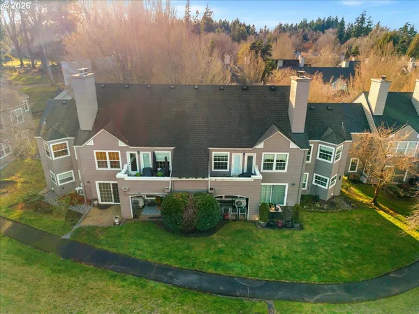 a view of a house with a garden