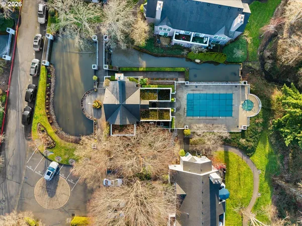 a view of a house with pool