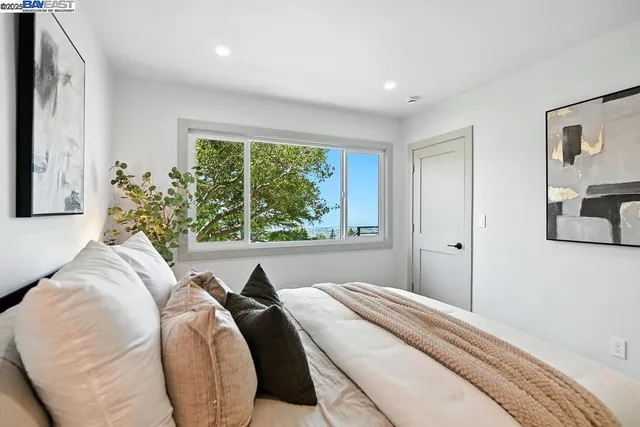 a view of a city from a balcony