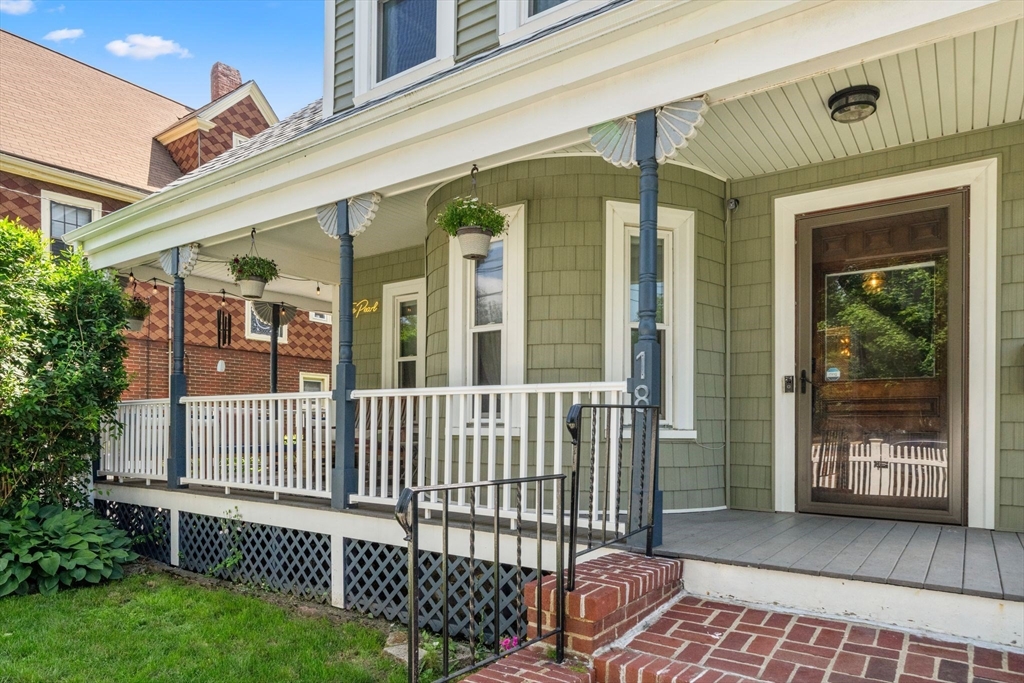 18 Mill Street Boston, MA 02122 - Photo 1 of 38 a view of a brick house with large windows