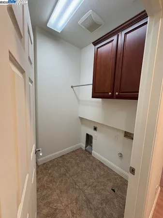 a view of a closet area