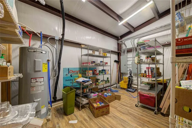 an aerial view of a city with lots of residential buildings