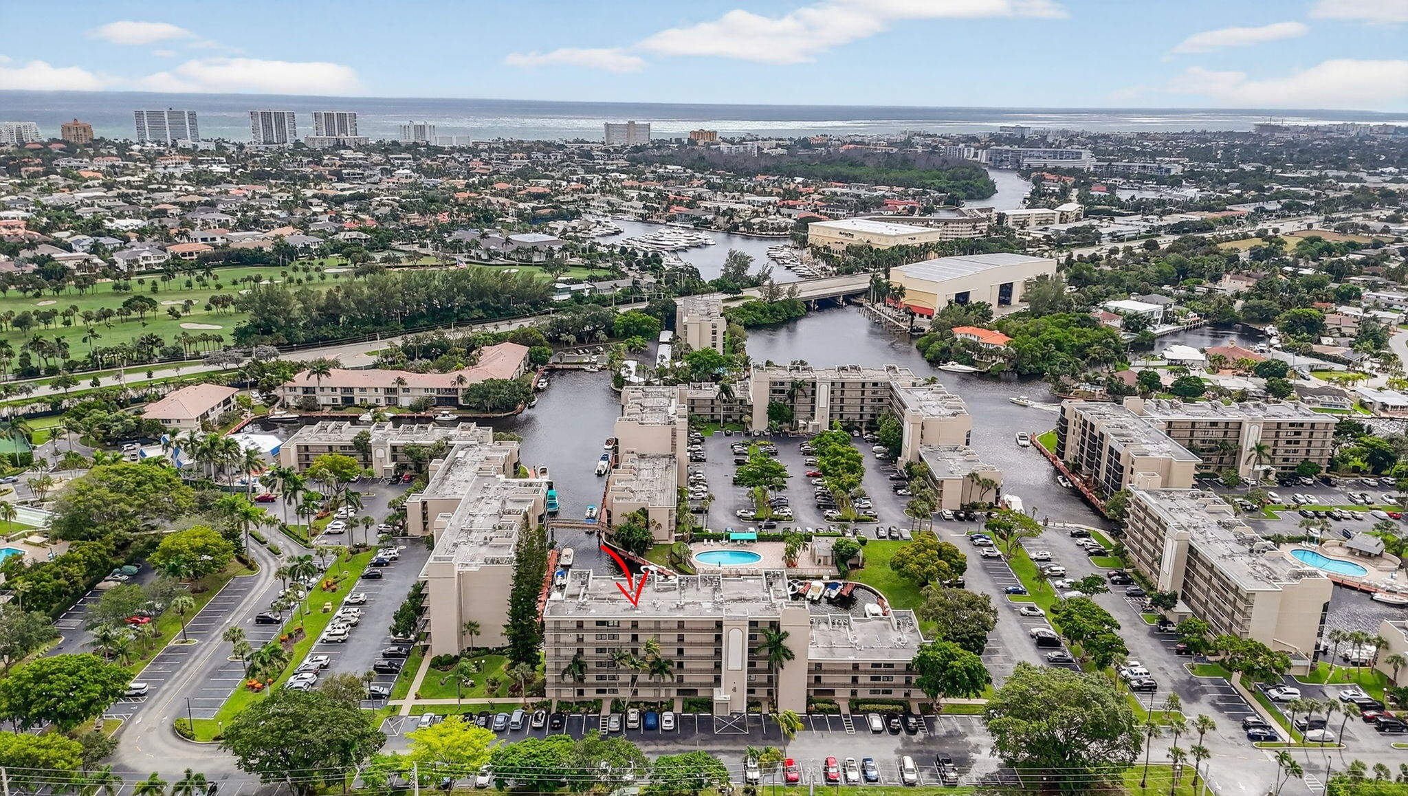 4 Royal Palm Way, Unit 3020 Boca Raton, FL 33432 - Photo 25 of 38 an aerial view of multiple house