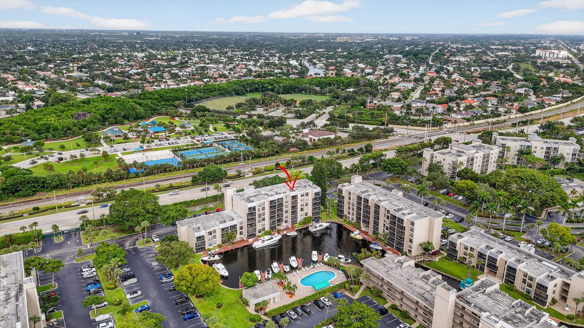 4 Royal Palm Way, Unit 3020 Boca Raton, FL 33432 - Photo 26 of 38 a view of city with ocean