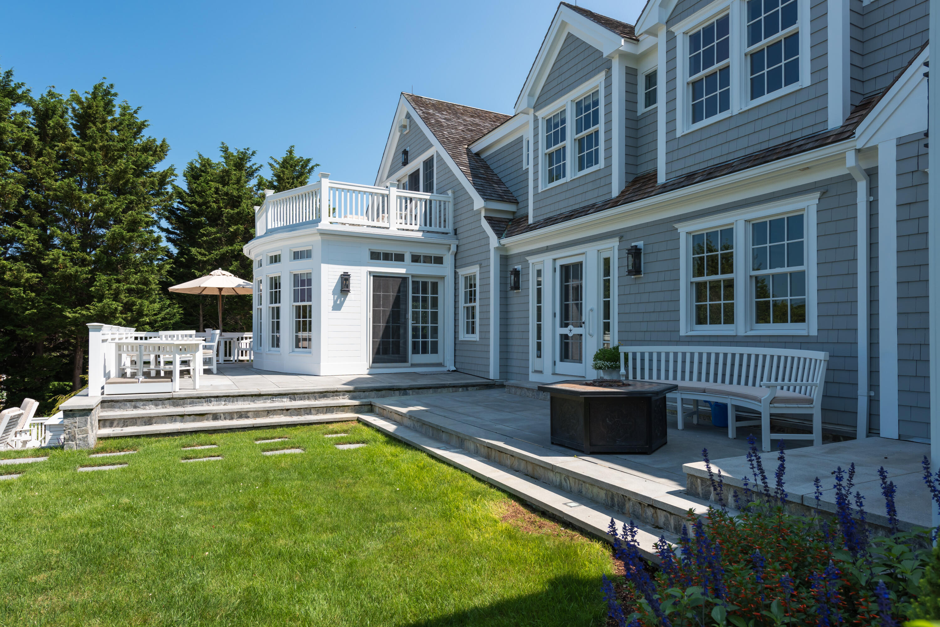 32 Dunes Road Harwich Port, MA 02646 - Photo 12 of 56 a view of a house with a yard patio and swimming pool