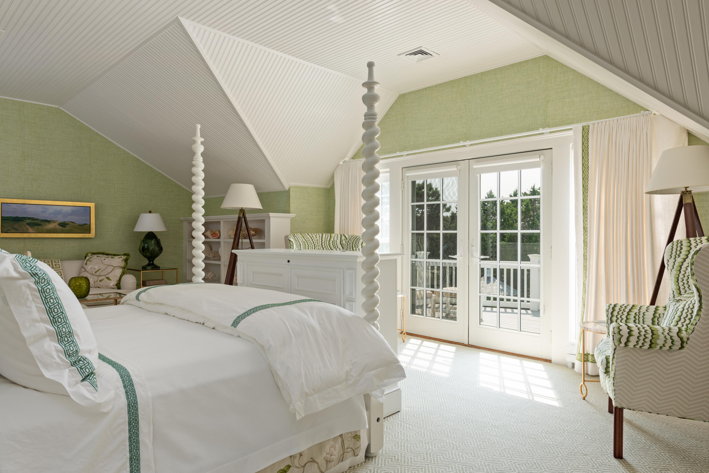 32 Dunes Road Harwich Port, MA 02646 - Photo 37 of 56 a spacious bedroom with a bed and glass door