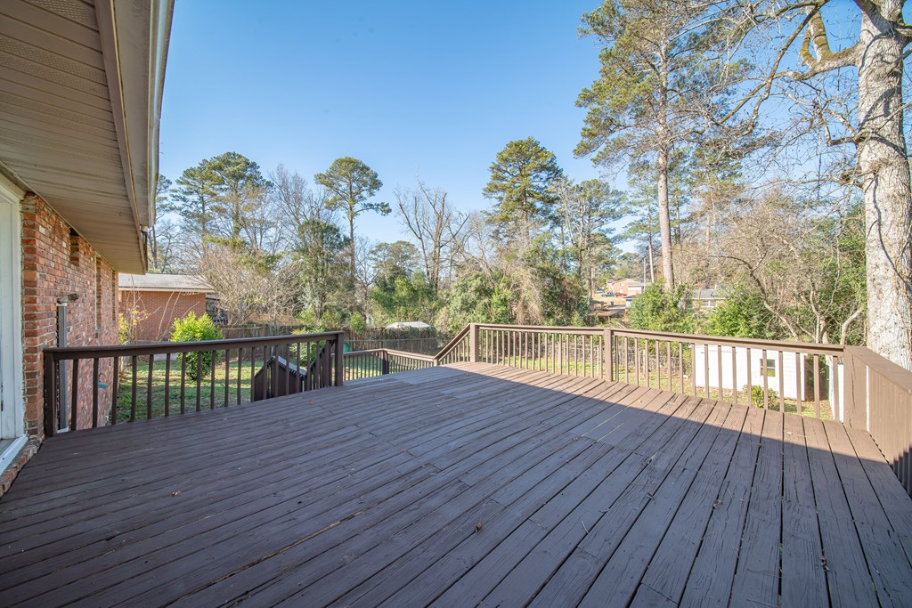 6411 Michael Avenue Columbus, GA 31909 - Photo 13 of 34 a view of balcony with wooden floor