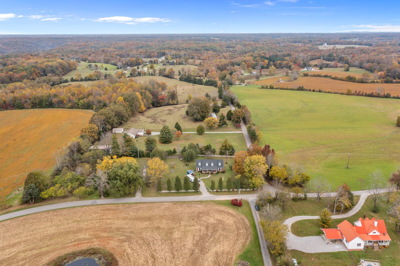 8115 Water Plant Road Baxter, TN 38544 - Photo 3 of 34 an aerial view of ocean and residential houses with outdoor space