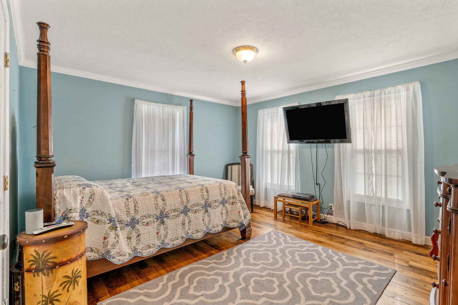 8115 Water Plant Road Baxter, TN 38544 - Photo 23 of 34 a bedroom with a bed and a flat screen tv