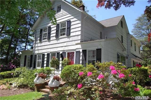 20 Moores Hill Road Laurel Hollow, NY 11771 - Photo 1 of 1 Front Exterior with specimen plantings