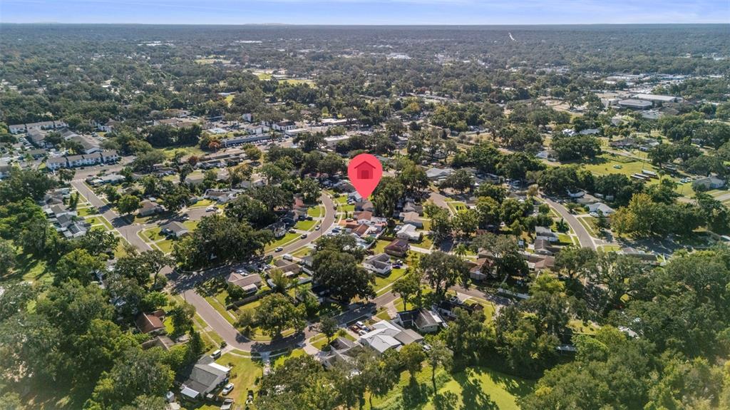 114 Inwood Circle Brandon, FL 33510 - Photo 29 of 31 an aerial view of house with yard and mountain view