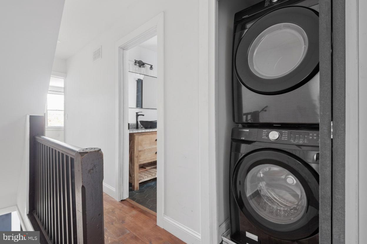 1103 Frances Avenue Lancaster, PA 17601 - Photo 11 of 15 a view of a hallway with washer and dryer